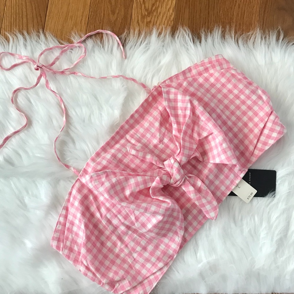 🎀 NWT 🎀 Anthropologie Cotton/Linen Halter Top 🎀